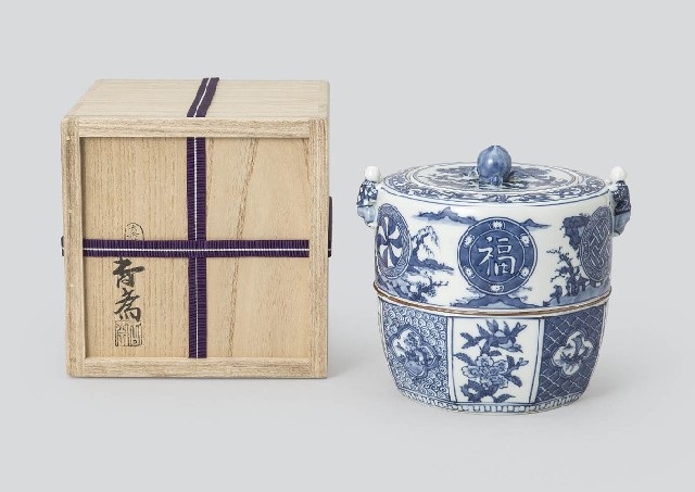 茶道具 韓国陶芸選 伊羅保 水指 箱付 V R7210B